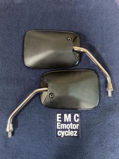 EMC カブ用 New角型ショートステムミラー 左右セット - メルカリ