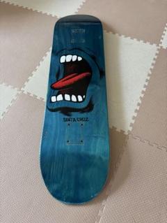 SANTA CRUZ スケートボードデッキ 青
