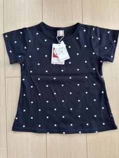 petit main ハート柄 Tシャツ 110