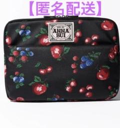 アナスイ ANNASUI PCケース パソコンケース イチゴブルーベリー柄 ANNA SUI / アナスイ アップサイクルII PCケース ブルー