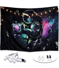 ✨現品限り✨宇宙飛行士のタペストリー 装飾的なLED 235cm×180cm