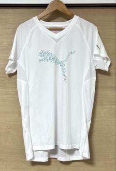 《タグ付き未使用》PUMA レディース半袖Tシャツ ホワイト L ランニング