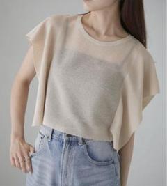 cheriella WEB限定　スクエアスリーブ　シアーニット　シェリエラのサムネイル
