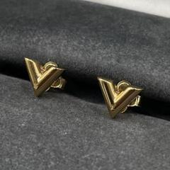 新品未使用　ルイヴィトン エセンシャル V フープピアス 片耳 ルイヴィトン エセンシャルv ピアス(片耳) - メルカリ