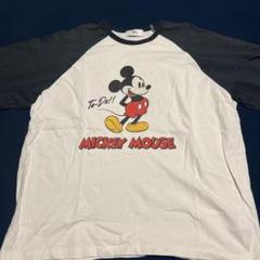 ミッキーマウス ラグランTシャツ古着