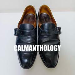 CALMANTHOLOGYカルマンソロジーシングルモンクストラップレザーシューズ