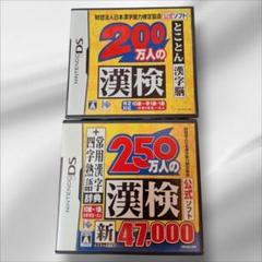 ニンテンドーDS　とことん漢字脳　2本セット　まとめ売り