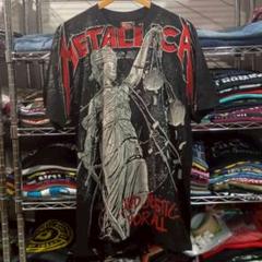 メタリカ 両面プリント バンドＴシャツ L