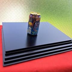 【越前漆器　長角膳×5客】天然木製　 たち吉　折敷　黒塗り　長期保管品 角小膳 9.0 錆漆 漆塗り ランチョンマット・折敷 12-09203/09204