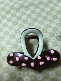 ドットデザイン ヘアクリップ