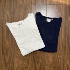 Felco Tシャツ 2枚セット ネイビー ホワイト 40