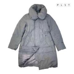 00T658☆ PLST スタンドカラー ダウンコート アウター 秋冬 防寒 M