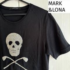 MARK LONA 黒 スカルプリントシャツ MARK&LONA - 【2025AW】 EVER TECHNICAL MOCK NECK SHIRT