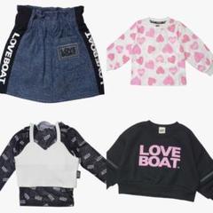 新品　未使用　タグ付き　ラブボート　子供服　3点セット　120サイズ 新品タグ付き☆LOVEBOAT ラブボート 120㎝ トレーナー グレー