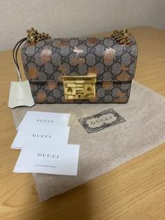 【極美品】GUCCI グッチ GG パドロック ハンド ショルダーバッグ