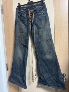 ifsixwasnine ストール装飾 レースアップ デニムパンツ　サイズ29 IF SIX WAS NINE レースアップパンツ（IF SIX WAS NINE - IF SIX