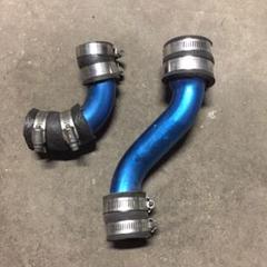 ジムニーJA11 マスターピース製アルミインテークパイプ オマケ付き