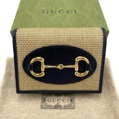 【超美品】GUCCI グッチ 二つ折り財布 ホースビット 621887 限定品