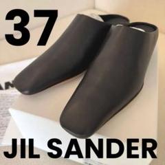JIL SANDER 24AW レザーサボ 36 ブラック 吉田怜香さん愛用