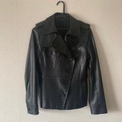 アクアスキュータム ライダースジャケット 羊革