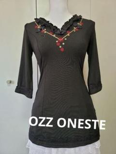 USED】ONESTE チャイナカラーレーススリーブカットソー | Ozz On