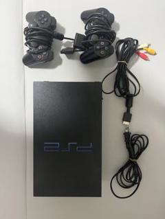 ジャンク品 PlayStation 2 本体 コントローラー、メモリーカード付