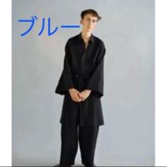 ETHOSENS エトセンス Tropical drapey shirt