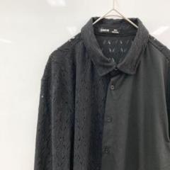 【SHEIN】シーイン ブラウス シャツ 黒シャツ フォーマル 長袖 S
