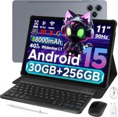 11インチ Android 15 タブレット30GB+256GB+2T