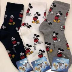 ⭐大人気⭐ ディズニー ミッキー 靴下 レディース ソックス 3足セット