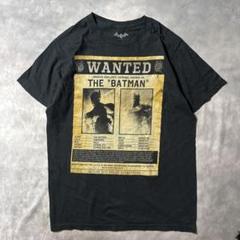 L72 古着10s バットマン黒　アメコミTシャツ　WANTED