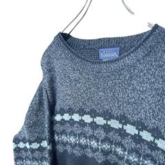ノルディック柄　冬服 basic Edition ニット　セーター