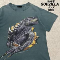 【レア】1998 ゴジラ ビンテージ ポロシャツ M 黒 GODZILLA 映画 レア】1998 ゴジラ ビンテージ ポロシャツ M 黒 GODZILLA 映画