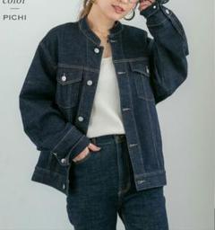 PICHI デニムジャケット gジャン オーバーサイズデニムシャツ