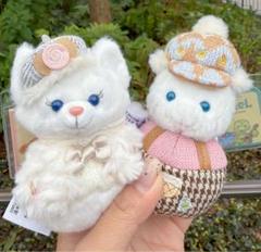 上海ディズニー　クリスマス　リーナベルオルメル雪だるまぬいぐるみキーチェーン 上海ディズニー クリスマス リーナベルオルメル雪だるま