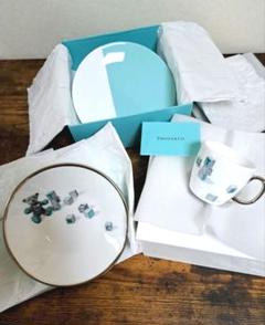 ティファニー ベア＆ブロック 3ピース セット 食器セット Tiffany & Co. - ティファニー ベア＆ブロック 3ピースセットの