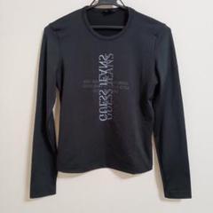 GUESS ゲス/ USA製 アメリカ製 長袖 ロゴ トップス S 紺 ネイビー