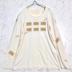 美品 ピンクハウス 長袖Tシャツ ロンT レディースM相当 クリーム色