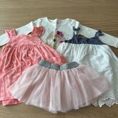 女の子　80㎝　まとめ売り　GAP ロンT ワンピース　スカート　4枚