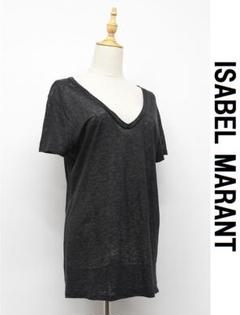E487/美品 ISABEL MARANT カットソー リネン 薄手 Vネック E487/美品 ISABEL MARANT カットソー リネン 薄手 Vネック