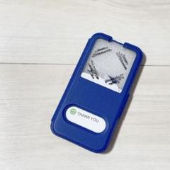 大特価❤️iPhone13 6.1インチ 手帳型ケース カバー ブルー 窓付き