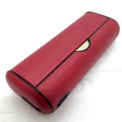 ◆アイコス イルマi プライムケース iqos iluma prime用無地赤1