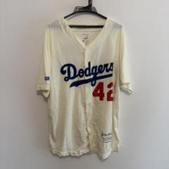 【未使用品】Dodgersユニフォーム　限定版 Jackie Robinson 未使用品】Dodgersユニフォーム 限定版 Jackie Robinson - メルカリ