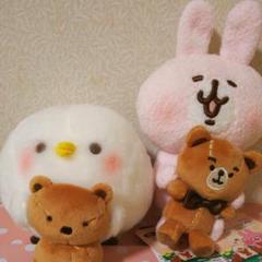 ぬいぐるみ　[タグ有・美品] うさぎがつくったテディベア Mサイズぬいぐるみ 「カナヘイの小動物 ゆるっとテディベア・ミュージアム」 カナヘイの小動物 ゆるっとテディベア・ミュージアム』那須