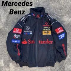 ブルゾンMサイズMercedes-Benz 黒ジャケット レーシングジャケット BENZ レーシングジャケットの通販 by manatee's shop｜ラクマ