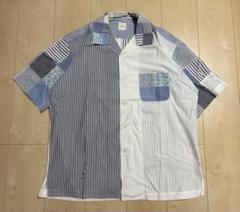Karl Helmut　カールヘルム　オープンカラーシャツ　パッチワーク　L