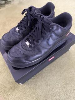 Nike Air Force 1 Supreme ブラック 27.5cm 中古品のサムネイル