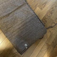 ブラウン編み込みタープ　アイレット付き