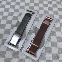 Apple Watch バンド アップルウォッチ バンド ピンク　シルバー