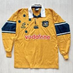90sカンタベリー　ビンテージ長袖ラガーシャツ ワラビーズ　オーストラリア代表 古着屋 GREEN HEAVEN その他のトップス ページ